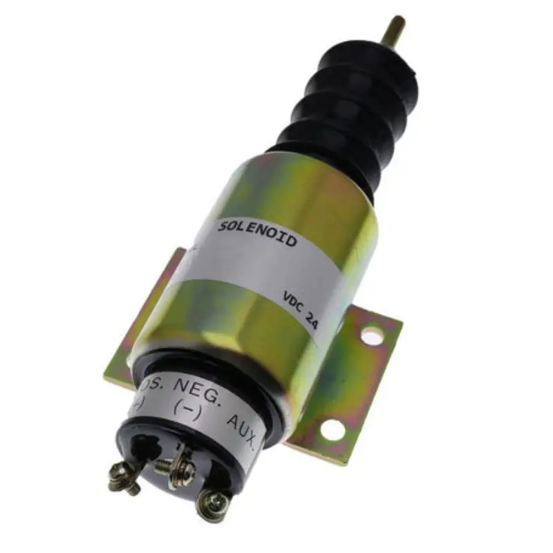 24V Sa-3091 2001-24E2u1b1a 3 Terminals Fuel Stop Solenoid Valve Fits For Woodward 1