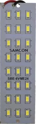 Samcon 12 Volt Dc 5724 Smd Led Pcb Rigid Hard Strip Bulbs With Aluminum Alloy Pcb, 1M (White) Light Electronic Hobby Kit 1