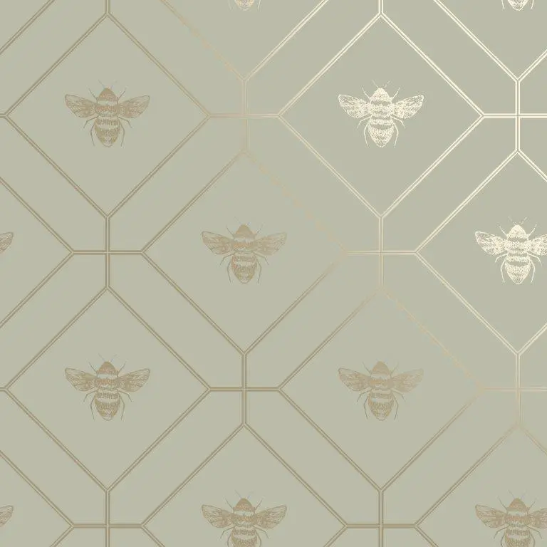 Honeycomb Bee Wallpaper 1