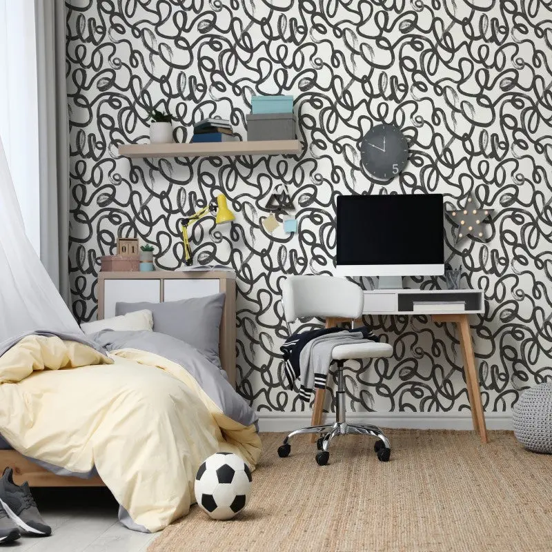 Squiggle Line Wallpaper 2