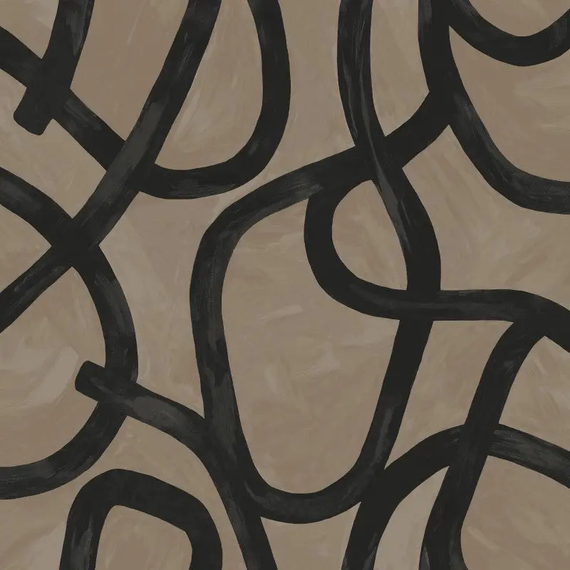 Linear Swirl Wallpaper 2