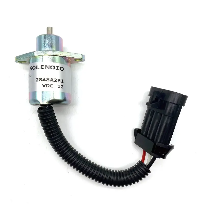 2848A281 2848A277 Fuel Shutoff Solenoid Fits For Woodward Perkins 700 Series 1