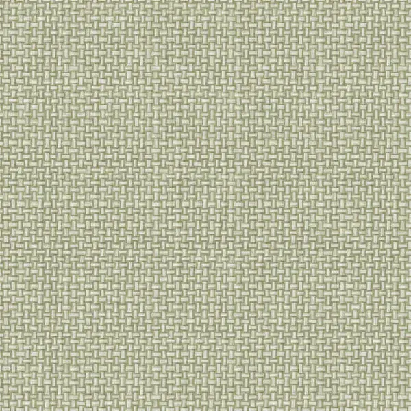 Basket Weave Green Wallpaper Sample 1