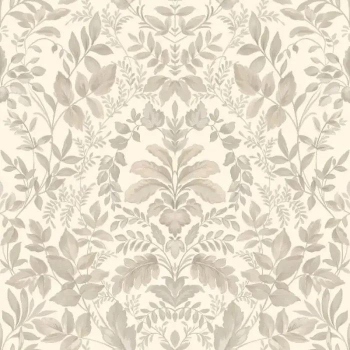 Leaf Damask Wallpaper 1