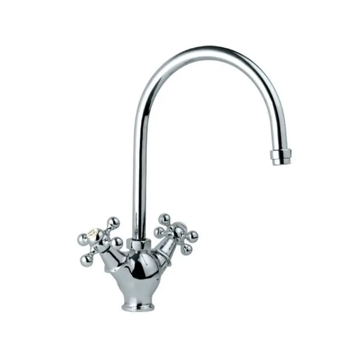Jaquar Queen’S Mono Sink Mixer With Swivel High Neck Spout Qqt-Chr-7319B 1