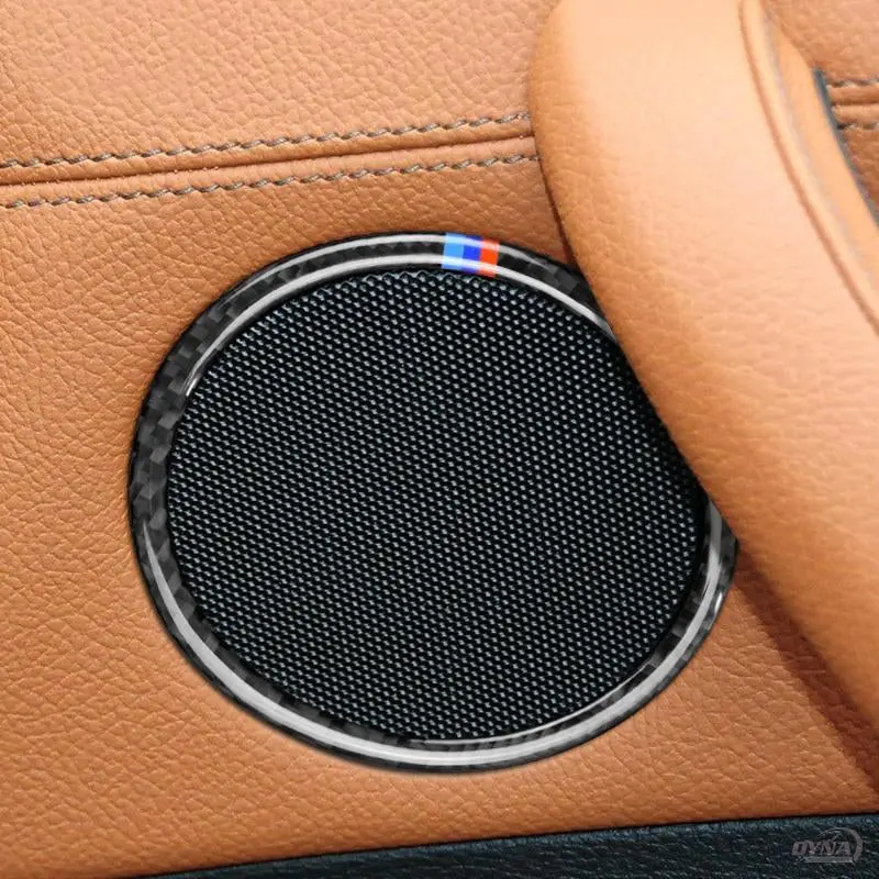 Dynacarbon™️ Carbon Fiber Audio Speaker Trim Overlay For Bmw X3 F25 X4 F26 F07 5Gt 1