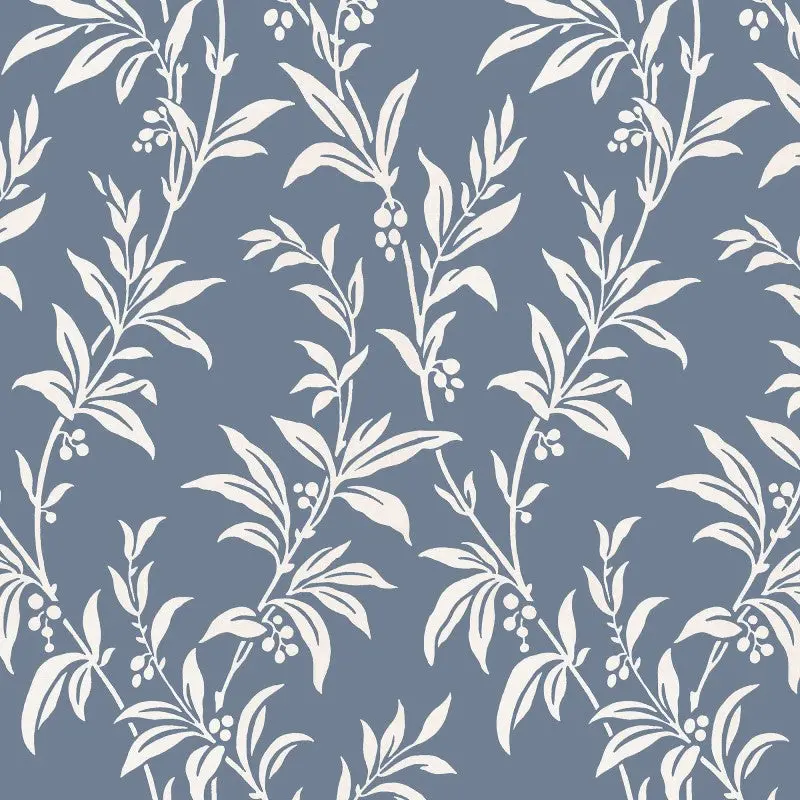 Laura Ashley Paxford Leaves Wallpaper Sample 1