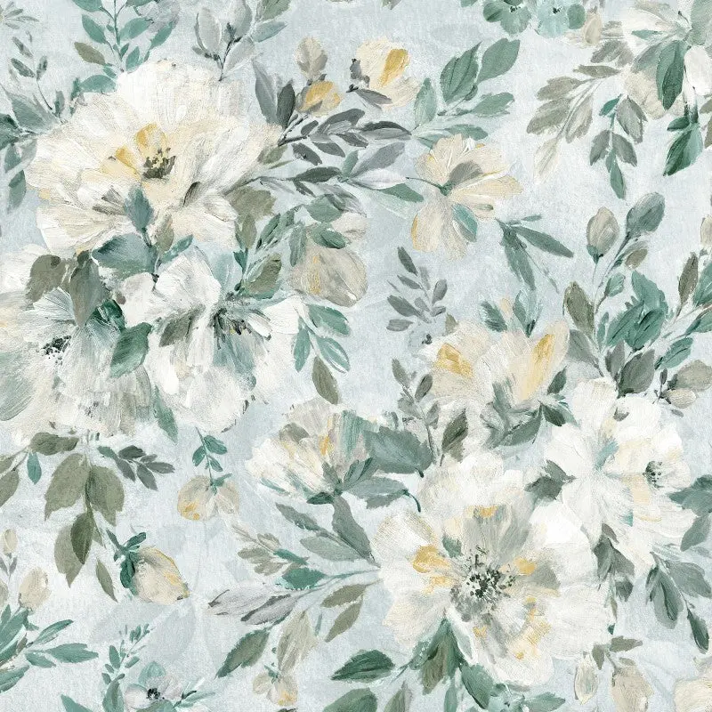 Laura Ashley Elowen Peony Wallpaper Sample 1