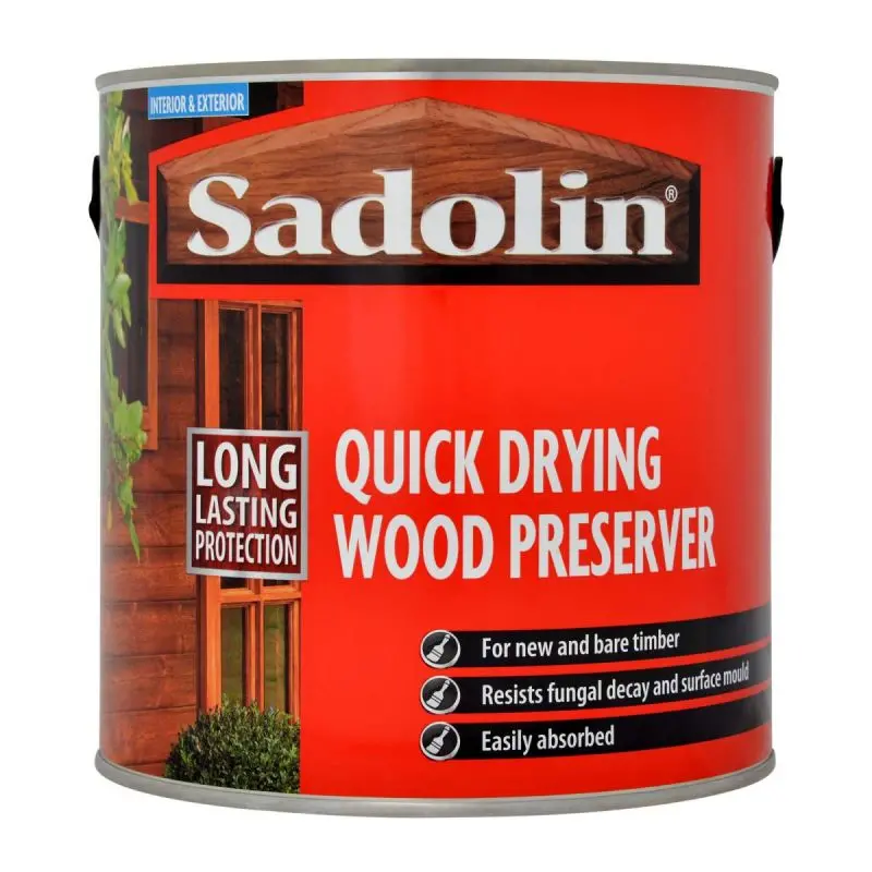 Sadolin Quick Drying Wood Preserver - Clear 1