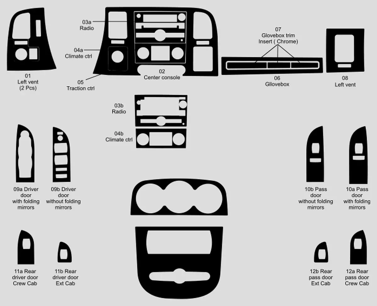 Gmc Sierra 1500 (Crew Cab) 2007-2013 1