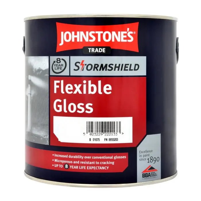 Johnstone's Trade Stormshield Flexible Gloss Paint 1