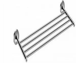 Parryware T6408a1 Towel Rack (22”) Silver Alloy Steel Brass, Chrome Plated 1