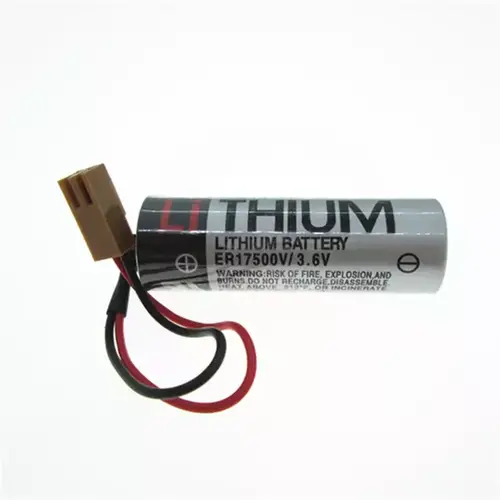 Toshiba Lithium Battery Er17500v/3.6V Single Bat With Brown & Black Plug 1