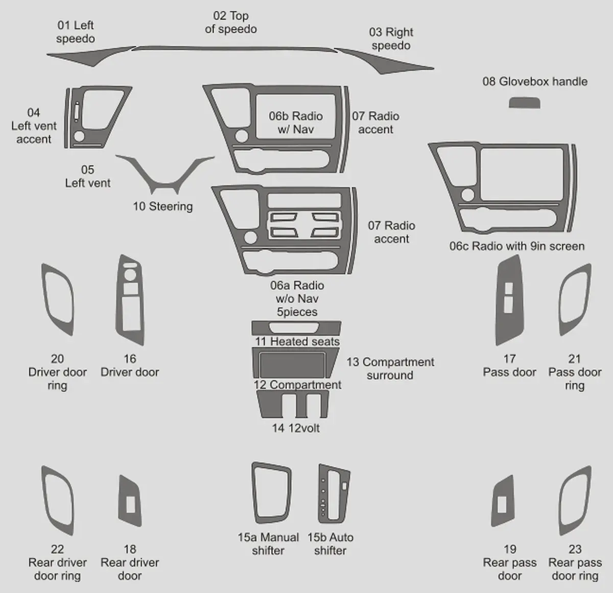 Honda Civic (Sedan) 2013-2015 1