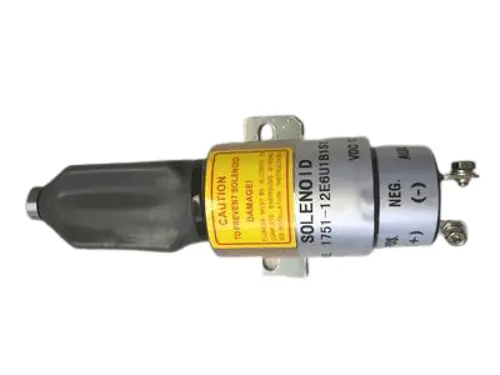 12V 1700-2505 1751-12E6u1b1 Fuel Stop Solenoid Valve Fits For Woodward 1700 Series 1