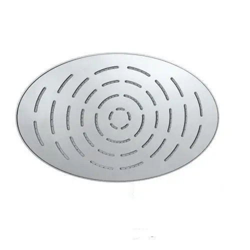 Jaquar Maze Rain Shower Overhead Shower 340X220mm Oval Shape Single Flow (Body & Face Plate Stainless Steel With Chrome Finish) With Rubit Cleaning System Ohs-Chr-1635 1