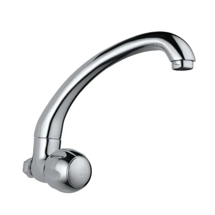 Jaquar Clarion Sink Cock With Swinging Spout (Wall Mounted Model) Cqt-Chr-23347 1