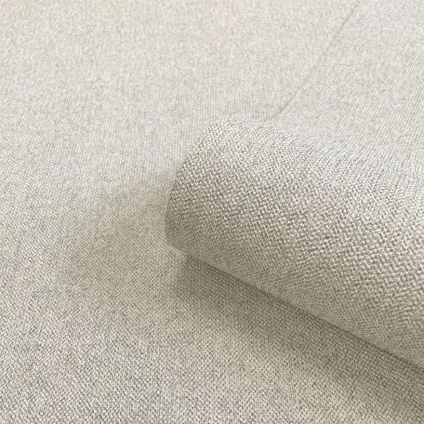 Ciara Natural Textured  Soft Silver Wallpaper Sample 1