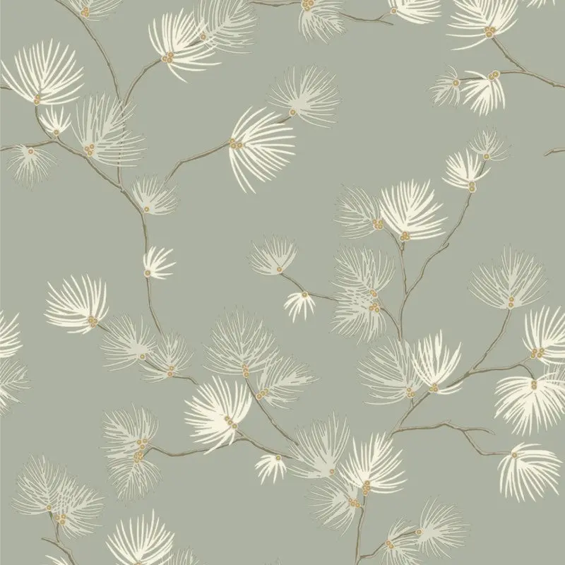Valentino Pine Trail Sage Wallpaper Sample 1