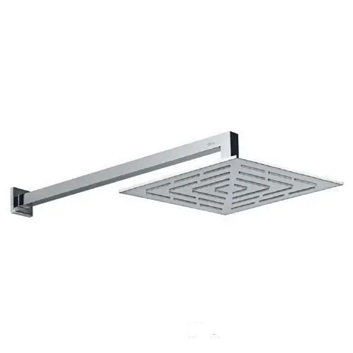 Jaquar Overhead Shower  300X300mm Square Shape Single Flow (Body & Face Plate Stainless Steel With Chrome Finish) With Rub It Cleaning System Ohs-Chr-1639 1