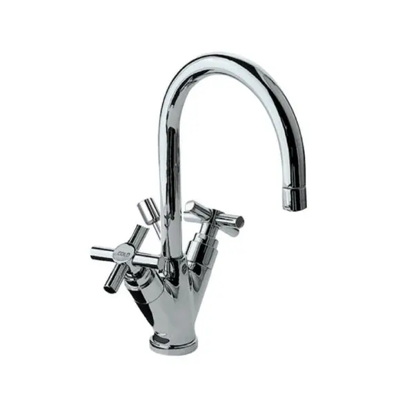 Jaquar Solo Monoblock Basin Mixer With Popup Waste Chrome Sol-Chr-6167B 1
