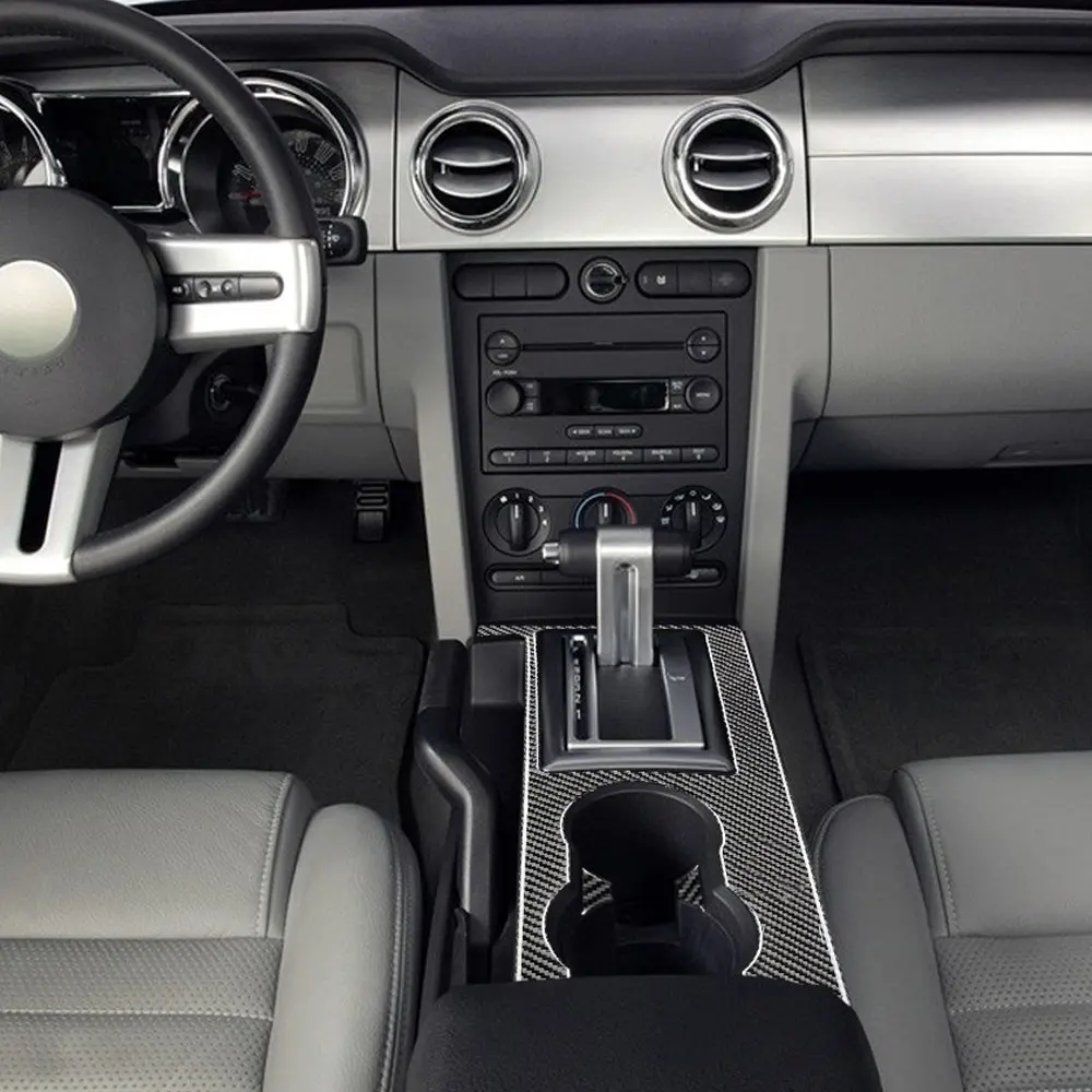 Dynacarbon™️ Full Center Console Kit For Ford Mustang 2005-2009 1