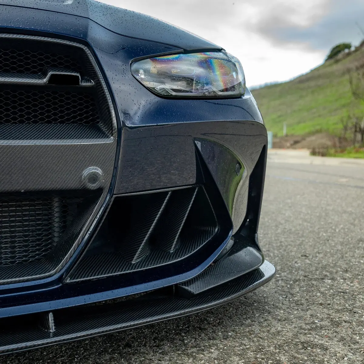 Dynacarbon™️ Carbon Mhc Type Front Bumper Vent For Bmw G80 G82 G83 M3 M4 2021-2026 1