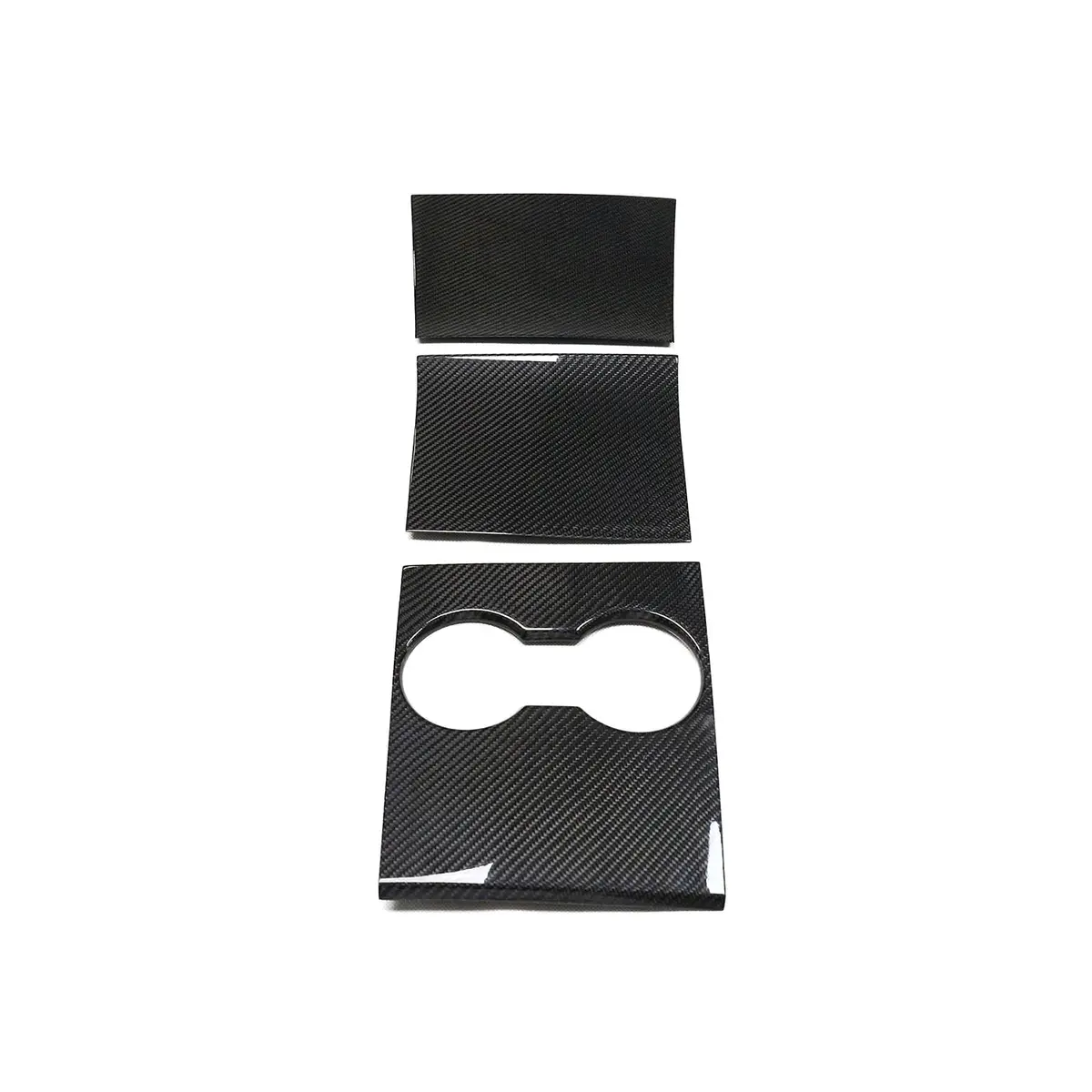 Dynacarbon™️ Carbon Storage Box Trim For Tesla Model 3 2017-2020 1
