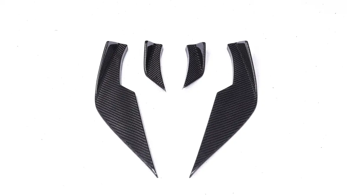 Dynacarbon™️ Carbon Vs Type Front Bumper Canards For Bmw G80 G82 G83 M3 M4 2021-2026 1