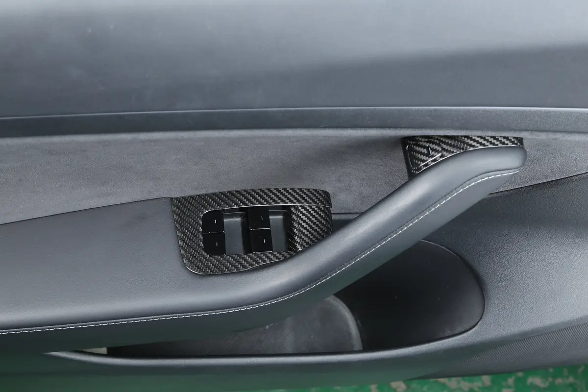 Dynacarbon™ Carbon Fiber Window And Door Trim Kit Lhd For Tesla Model 3 2017-2020 1