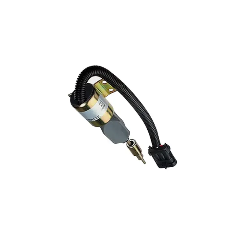 Diselmart 24V 1751Es-24E6uc4b1s5 Sa-3850-24 Stop Solenoid For Ford New Holland Cummins Ford 7.8L 1
