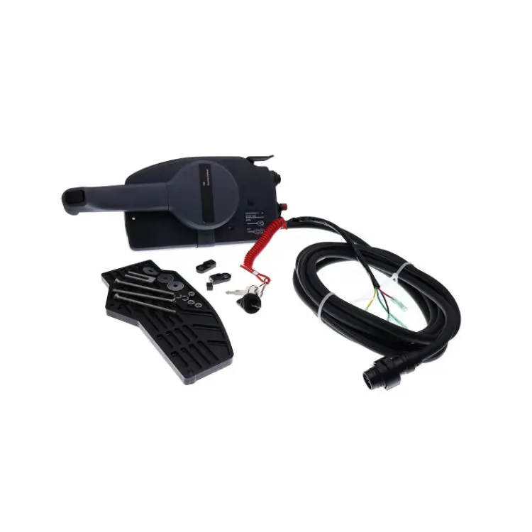 Diselmart 10 Pins Remote Control Box Pull To Open 703 703-48272-12 703-48272-13 703-48272-12-00 703482721300 For Yamaha Outboard 40Hp 50Hp 1