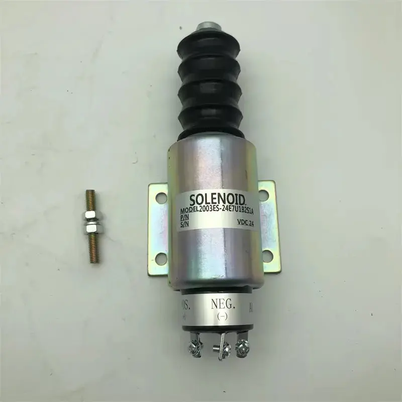 24V Sa-3401 2003Es-24E7u1b2 Fuel Stop Solenoid Valve Fits For Woodward 2