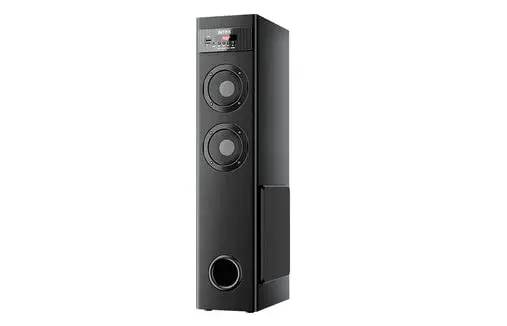 Intex Tw 11801 Tufb 70W Tower Speaker With Wireless Bt/Usb/Fm/Aux And Wired Mic 1