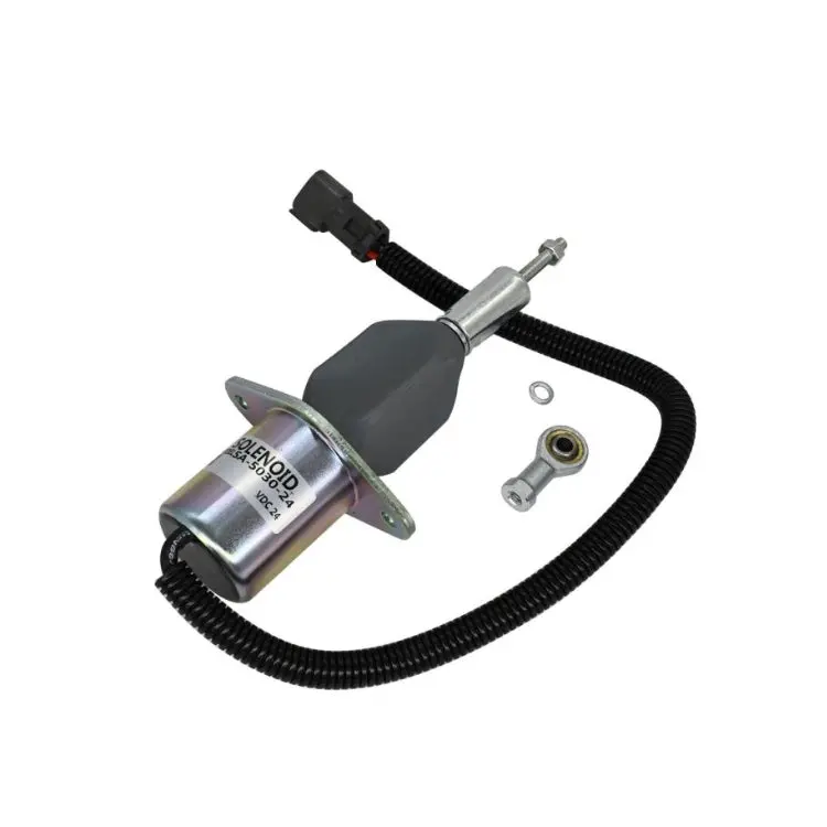 Diselmart 24V Sa-5030-24 Fuel Shutoff Solenoid For Komatsu Pc300-7 Pc360-7 For Cummins Woodward 1
