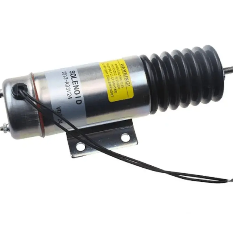 24V D513-A33v24 2003-24E2u1 Fuel Stop Solenoid Valve Fits For Trombetta Truck Diesel Engine 1