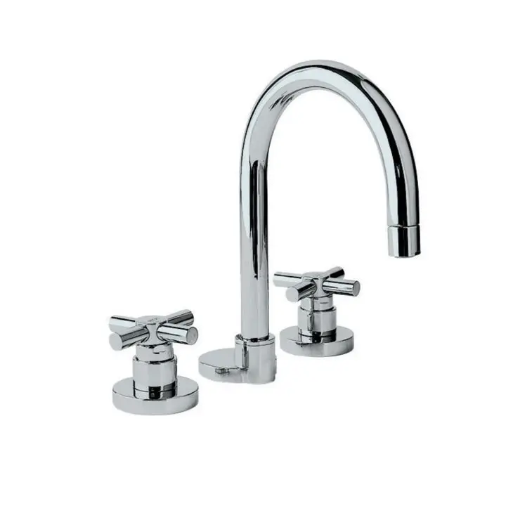 Jaquar Solo 3 Hole Basin Mixer With Pop Up Waste Chrome Sol-Chr-6191 1