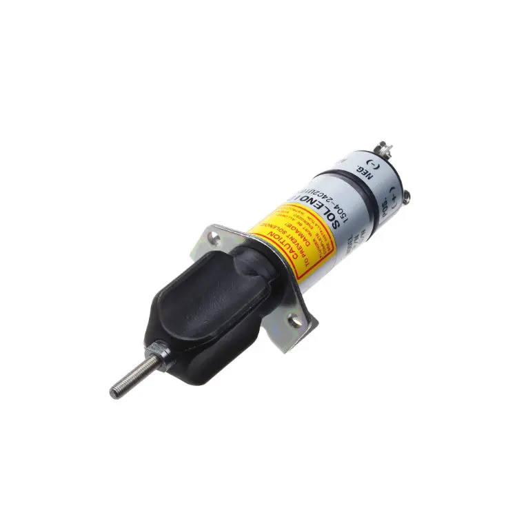 24V 1504-24C2u1b1s1 1500-2057 Fuel Stop Solenoid With 3 Terminals Fits For Kubota Df-750 1