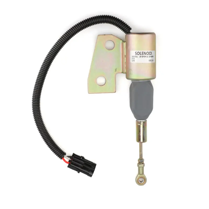 Diselmart 24V 3991168 Sa-4941-24 Diesel Stop Solenoid Fits For Hyundai R130 R130-5 Cummins 4Bt5.9 Engine 1