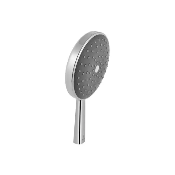 Jaquar Hand Shower Chrome 180Mm Round Shape Single Flow (Abs Body Chrome Plated With Gray Face Plate) With Rubit Cleaning System  Hsh-Chr-1781 1
