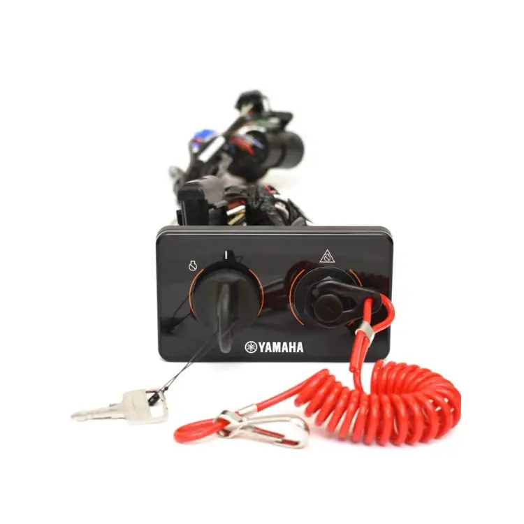 Diselmart Ignition Switch Panel 6X6-82570-50-00 6X6825705000 6X6-82570-51-00 6X6825705100 For Yamaha Outboard 1