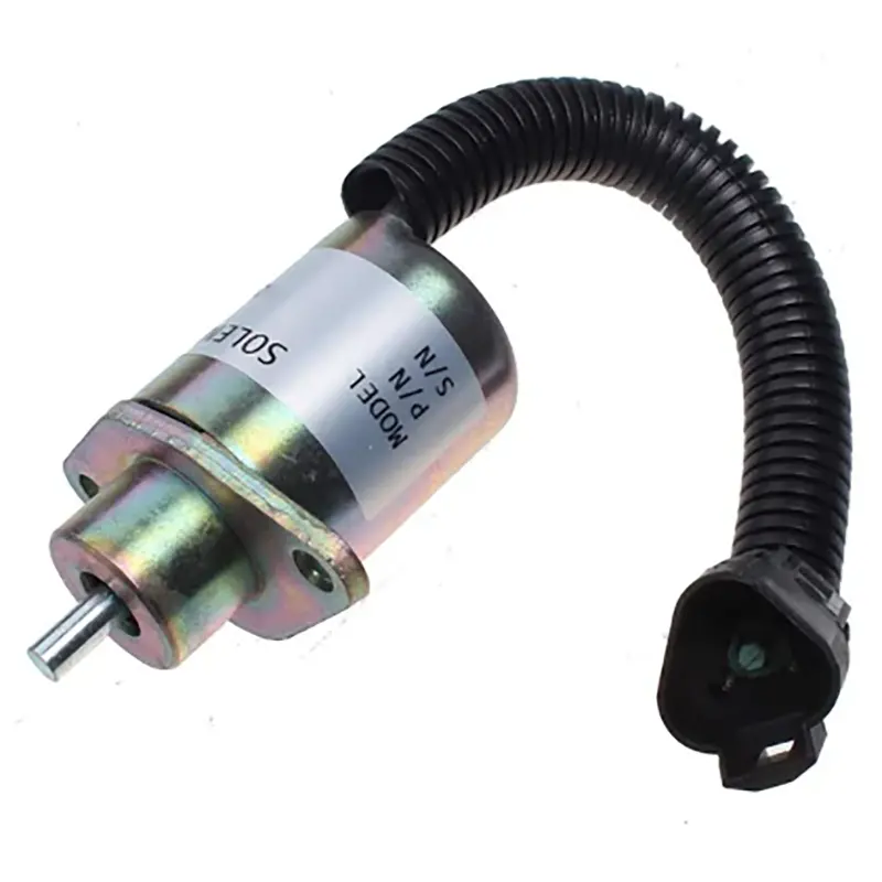 New 172-7209 12V Fuel Shutoff Solenoid 232 262 252 242 906 257 277 267 287 247 172-7209 For Caterpillar Cat Diesel Engine Spare Part 1