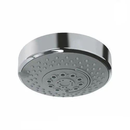 Jaquar Overhead Shower 120Mm Dia Round Shape Multi Flow With Cascade Effect (Abs Body Chrome Plated With Gray Face Plate), With Rubit Cleaning System Ohs-Chr-1779 1