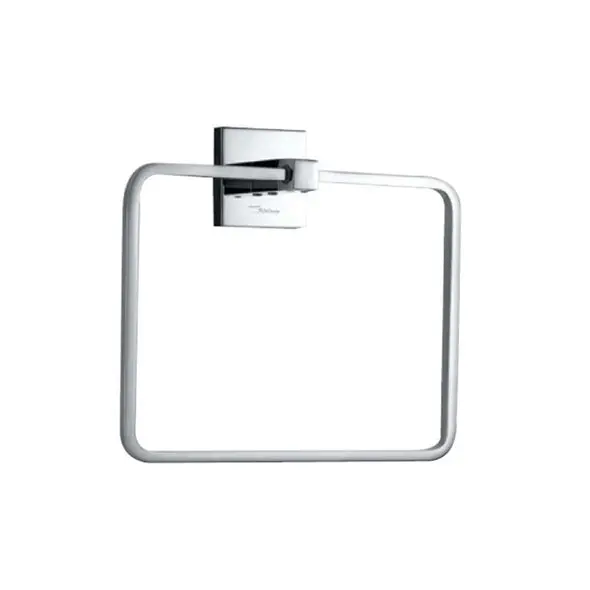 Jaquar Kubix Prime Towel Ring Square Chrome Akp-Chr-35721P 1
