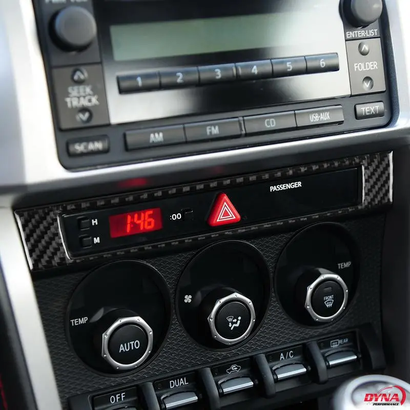 Dynacarbon™️ Display Panel Frame Trim Overlay For Toyota 86 2013-2016 1