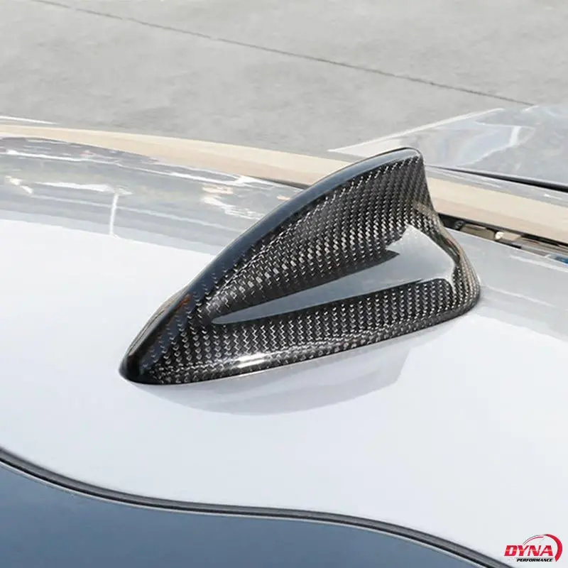 Dynacarbon™ Carbon Fiber Shark Fin Antenna Cover Overlay For Bmw E46 E60 E90 E92 F20 F30 F10 F34 G30 M2 F15 F16 1