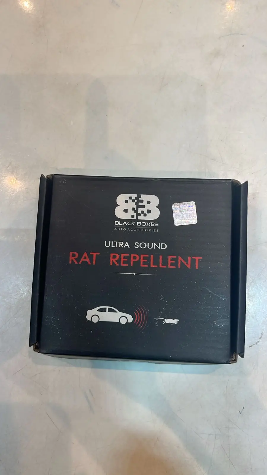 Rodent Repellent Rat Attack Black Box With Light And Vibration Sensor 1