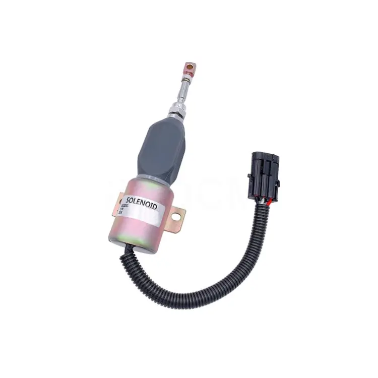Diselmart 12V 1752Es-12E7uc3b1s7 Shutoff Solenoid Valve Fits For Yuchai 4108 Yc4108 Diesel Engine 1