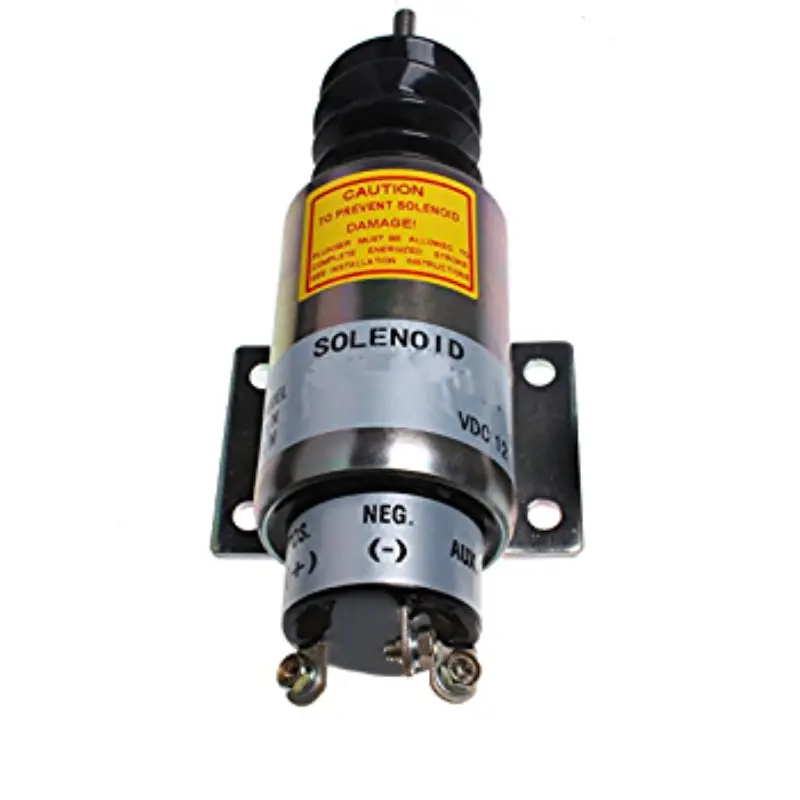 24V 2001-24E7u1ab2s1a Replacement New Stop Solenoid 2001 Dual Coils Solenoid Fits For Perkins Engine 1