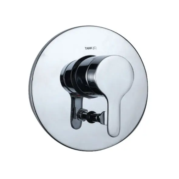 Jaquar Fusion Single Lever 3 Inlet Divertor Chrome Fus-29193K Exposed Parts Kit Consisting Of Operating Lever, Wall Flange & Button Only ( 1